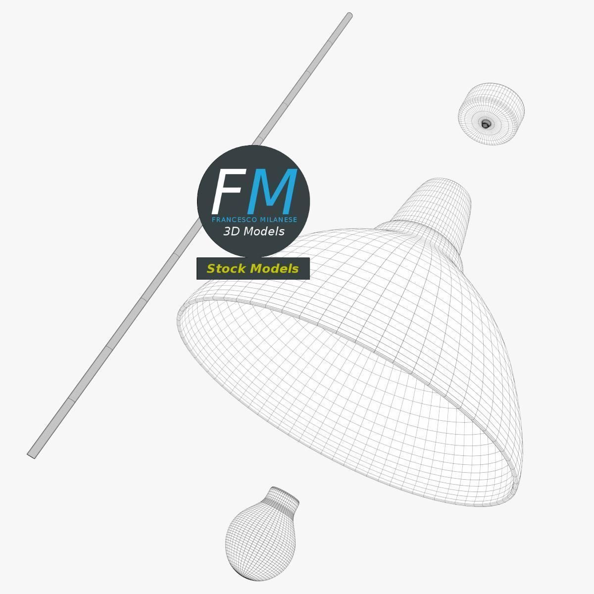 Pendant lamp 2 3D model_8