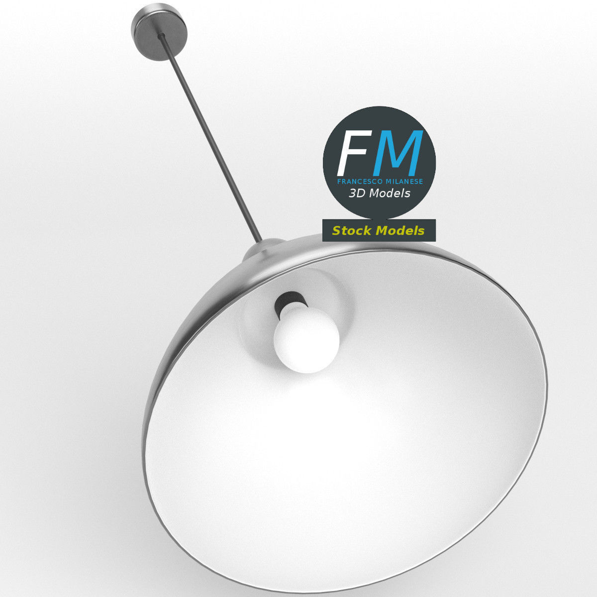 Pendant lamp 2 3D model_2