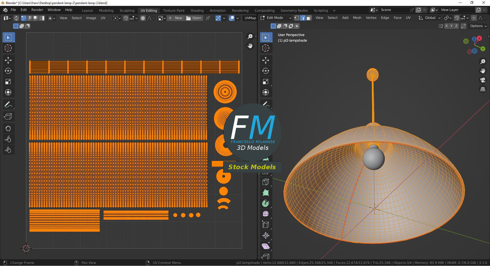 Pendant lamp 2 3D model_10