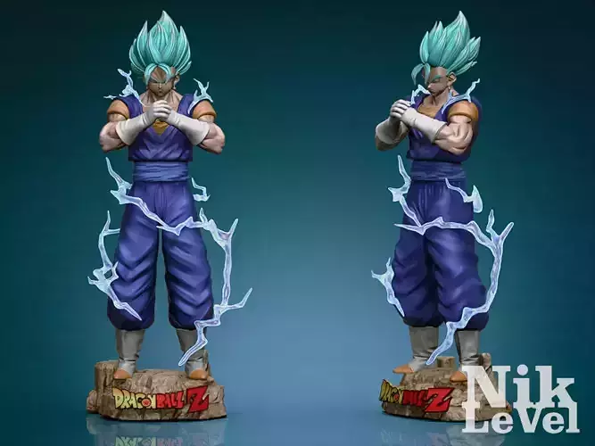 Vegito Super Saiyan Blue Dragon Ball 3D Printable  3D print model