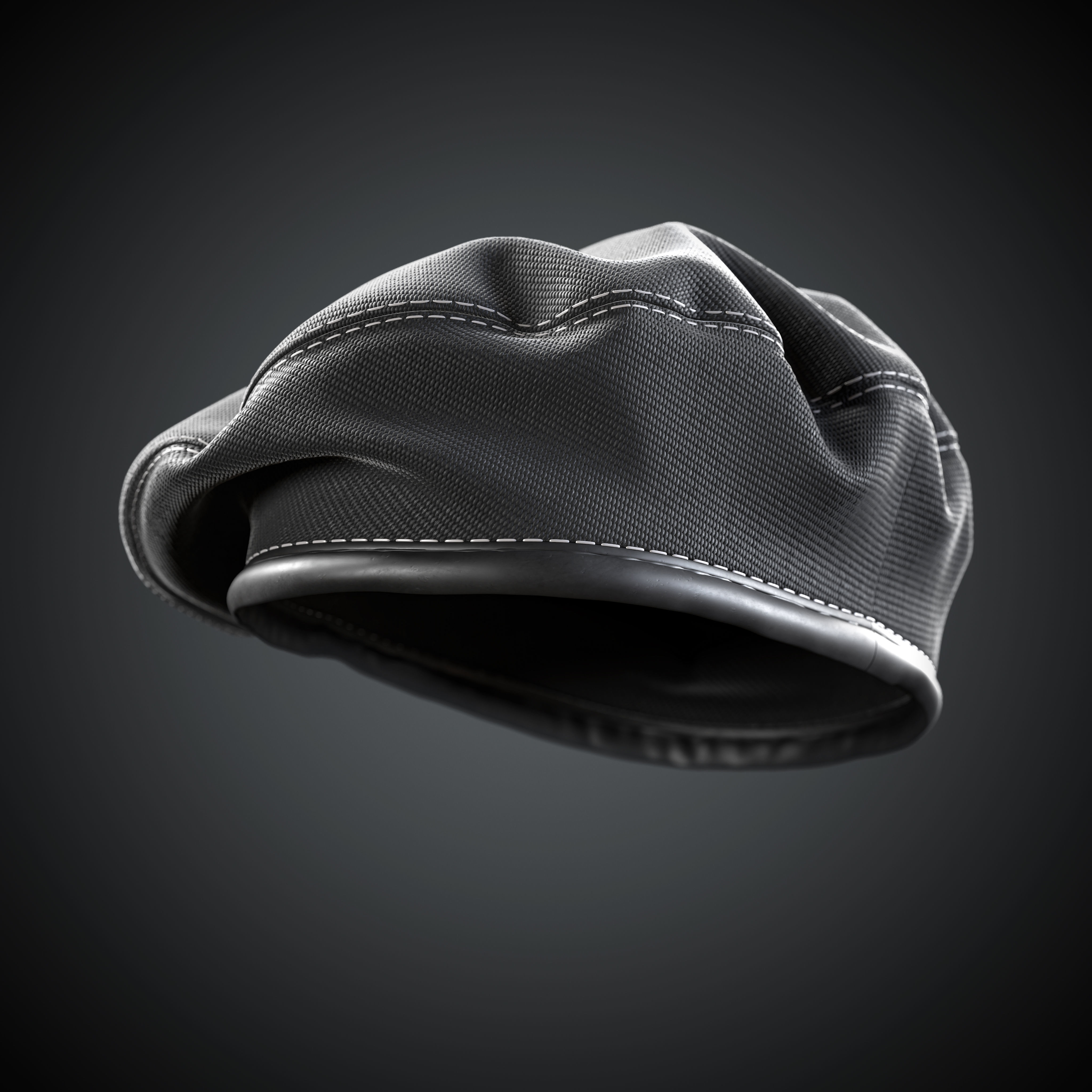 Beret - 3D model  Low-poly 3D model_3