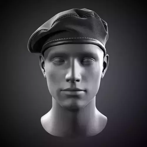 Beret - 3D model  Low-poly 3D model