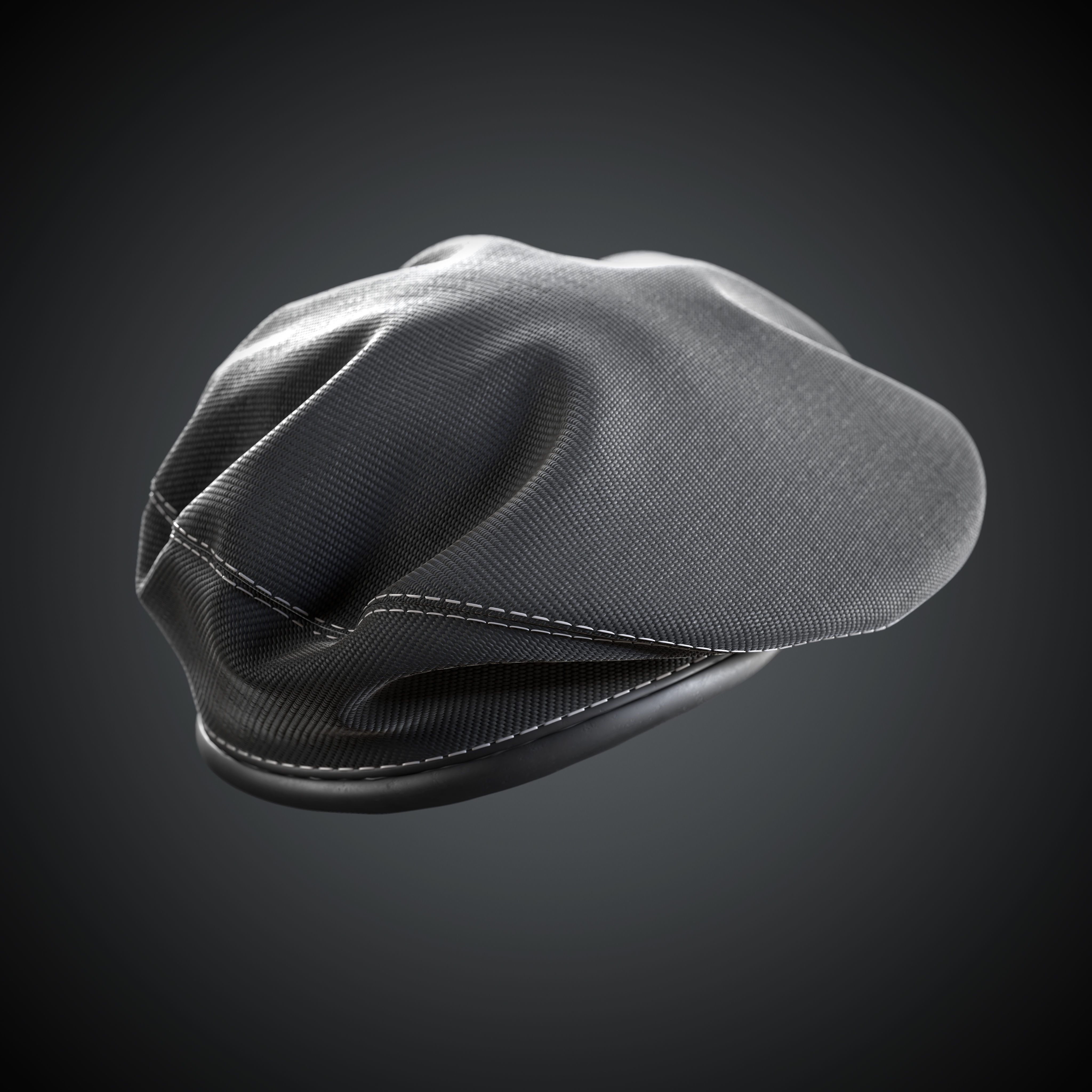 Beret - 3D model  Low-poly 3D model_6