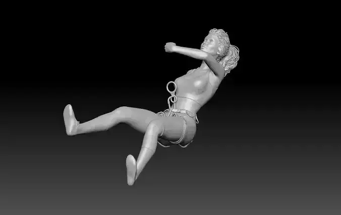 CLIMBING GIRL 2 3D print model