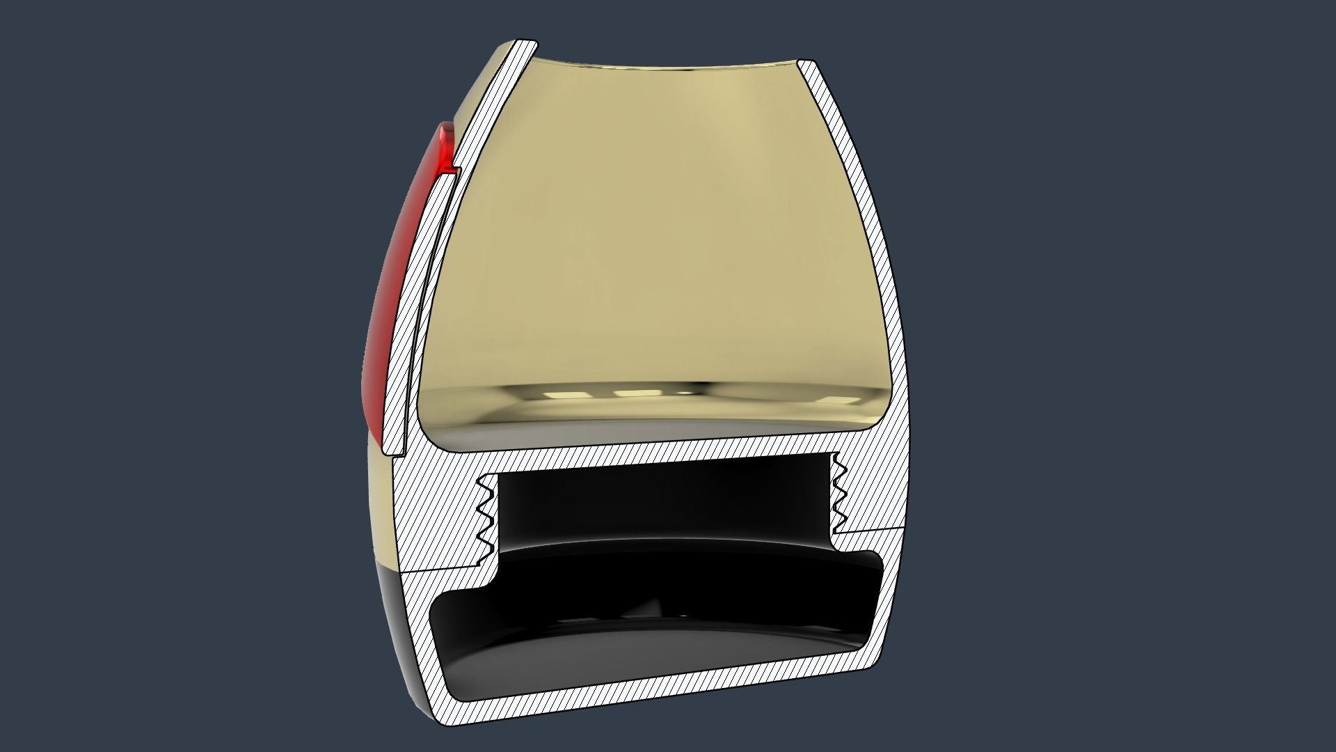 VASE WITH HEARTS AND HIDDEN CONTAINER 3D print model_1