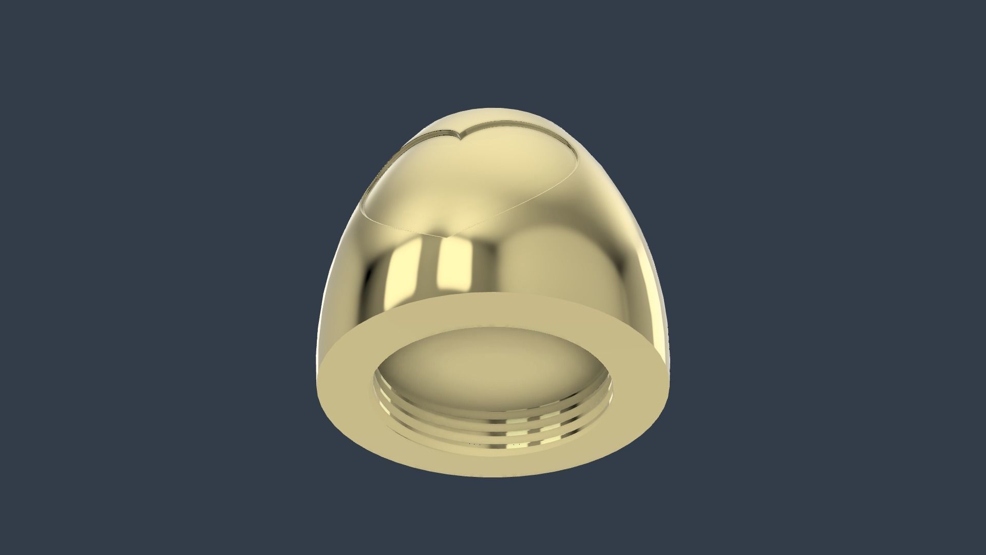 VASE WITH HEARTS AND HIDDEN CONTAINER 3D print model_3