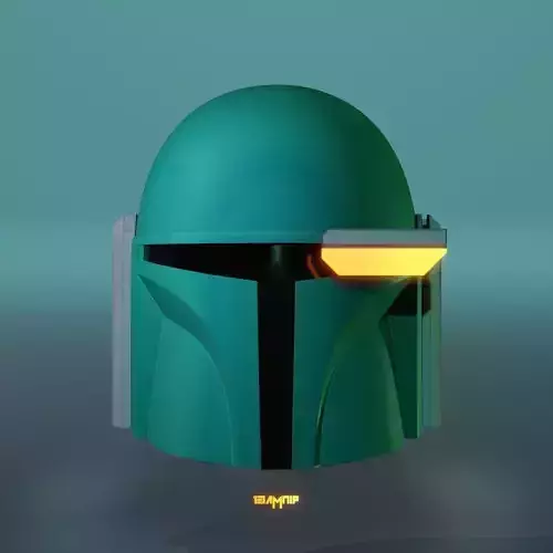 Custom Simple Mandalorian Helmet Free 3D print model
