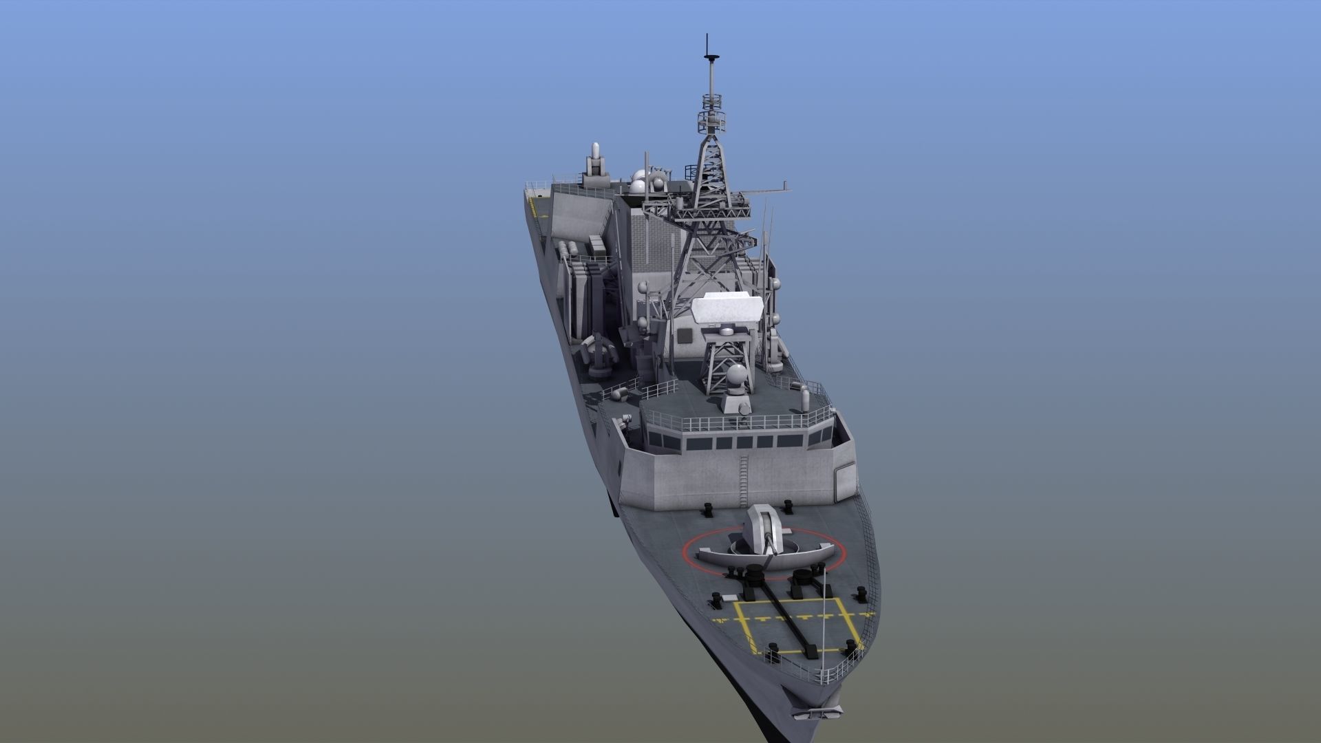 Halifax Class Frigate 3D model_13