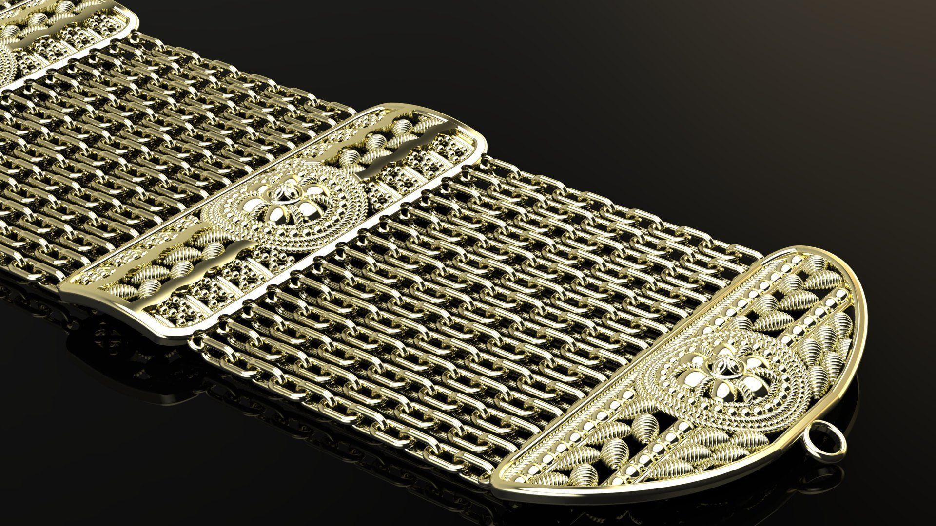 Hint Tarzi Bileklikler - Kol Takilari 3D print model_5