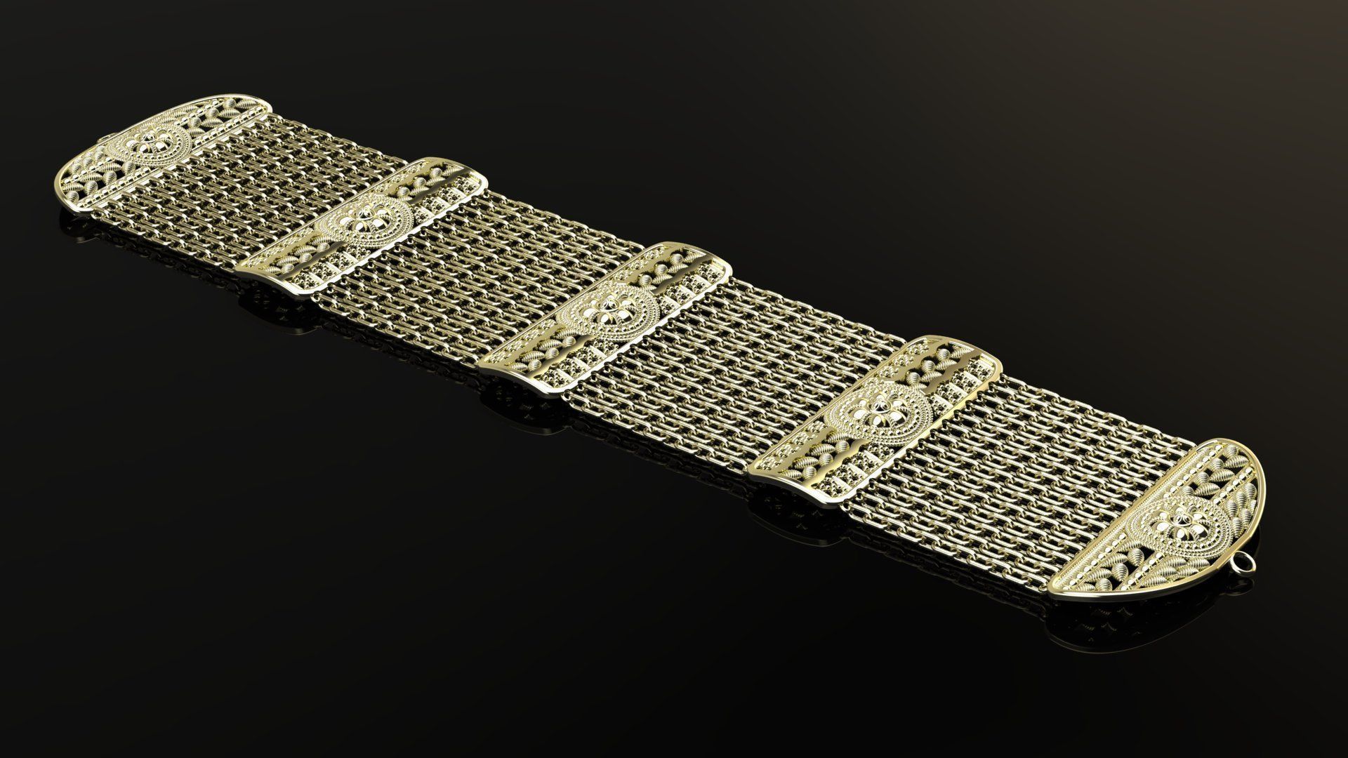 Hint Tarzi Bileklikler - Kol Takilari 3D print model_4