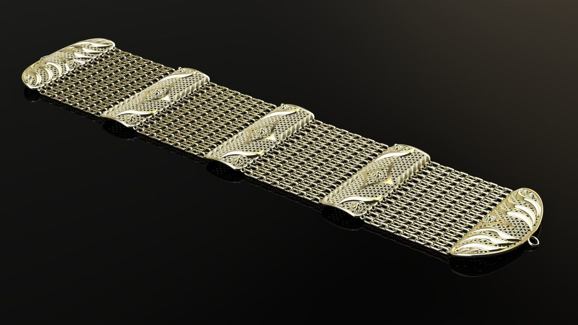 Hint Tarzi Bileklikler - Kol Takilari 3D print model_2