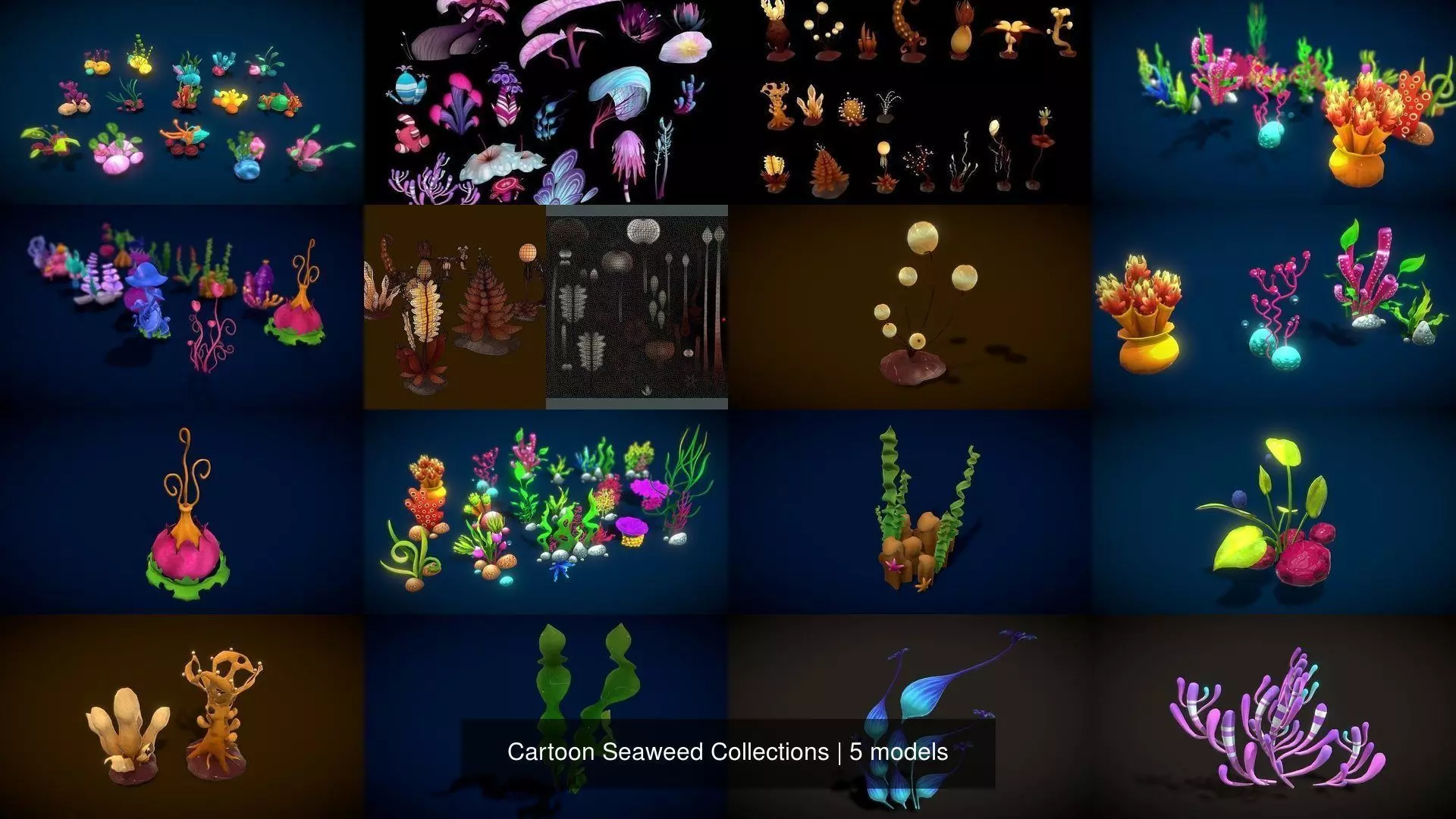 Cartoon Seaweed Collections _0