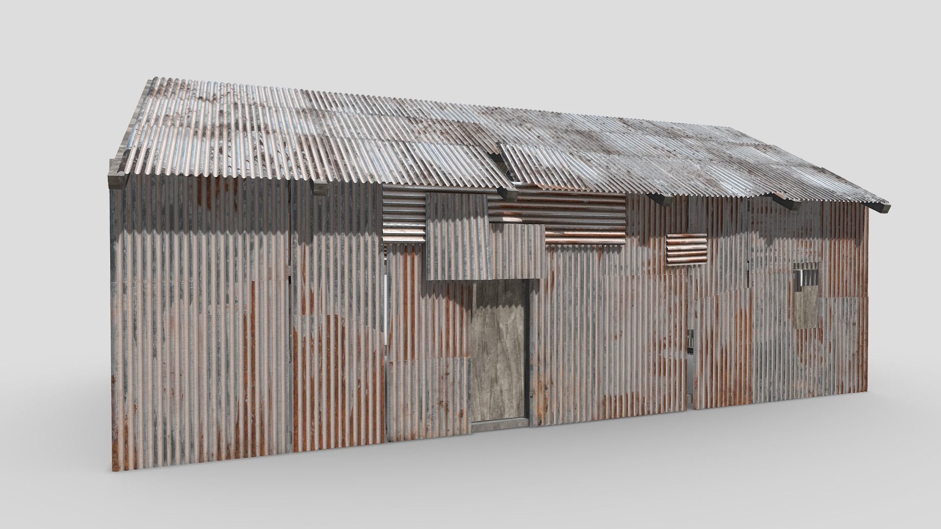 Colonial Buildings 3D Model Collection_12