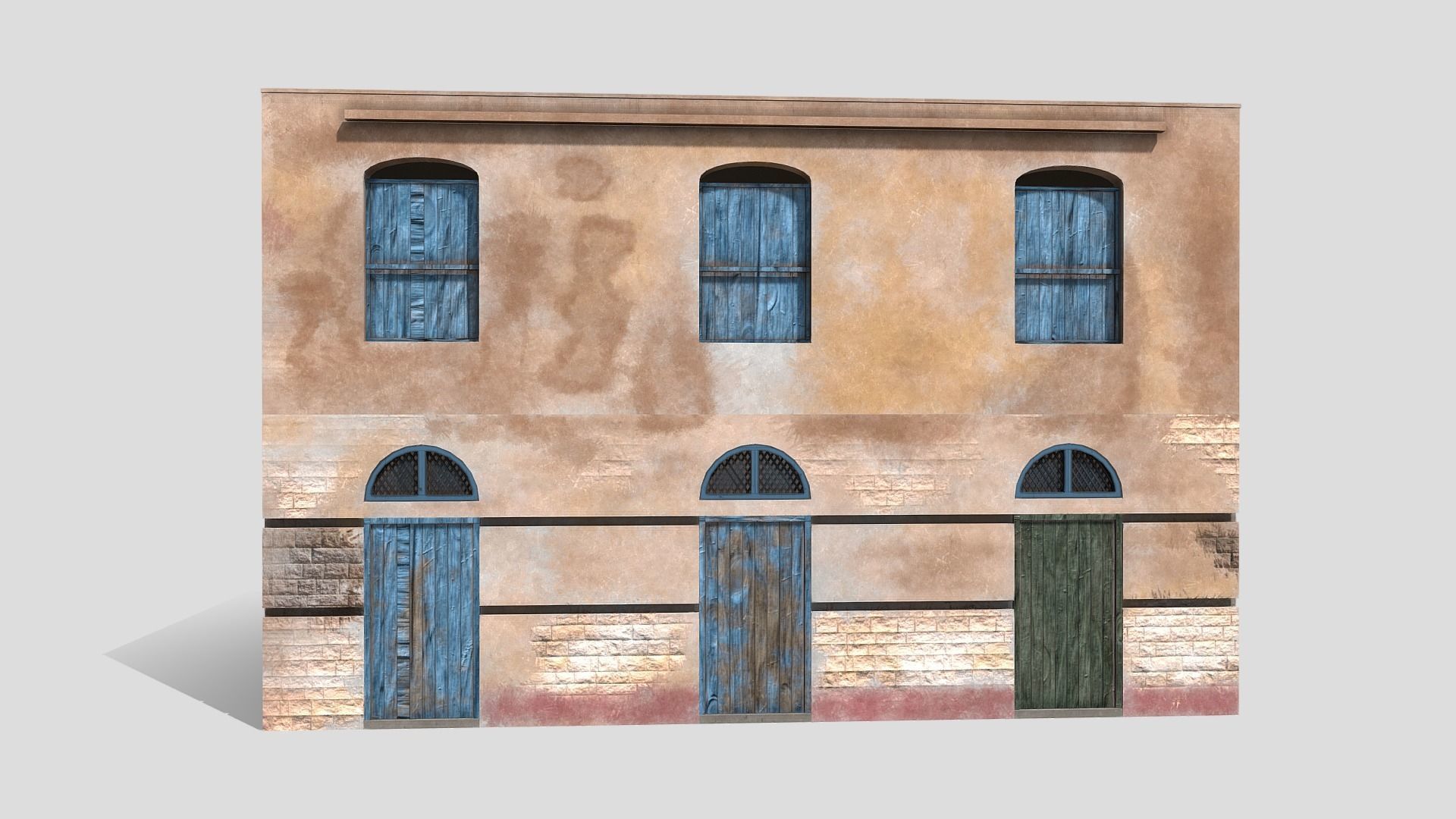 Colonial Buildings 3D Model Collection_16