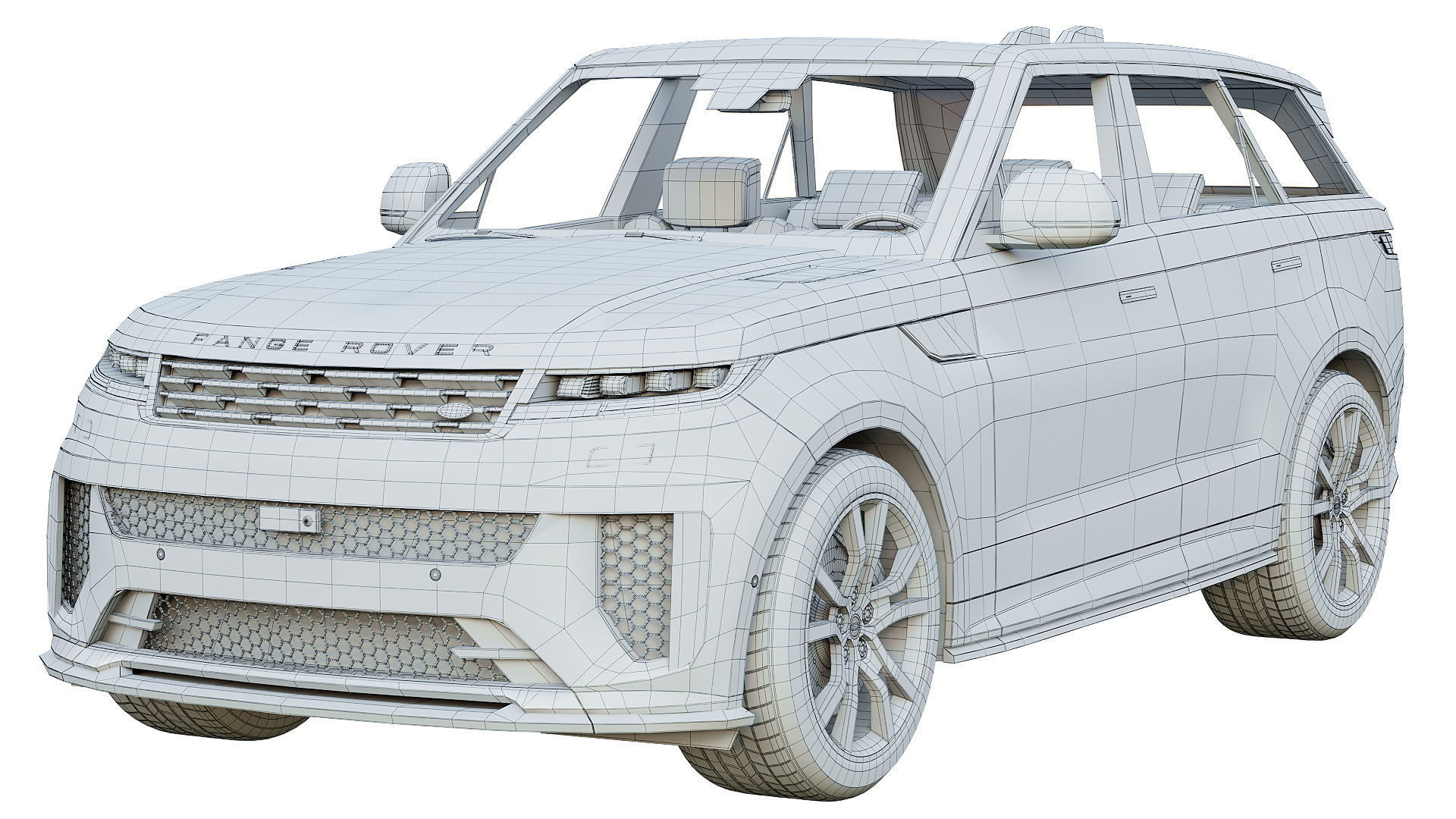 Range Rover Sport SV 2024 3D model_9