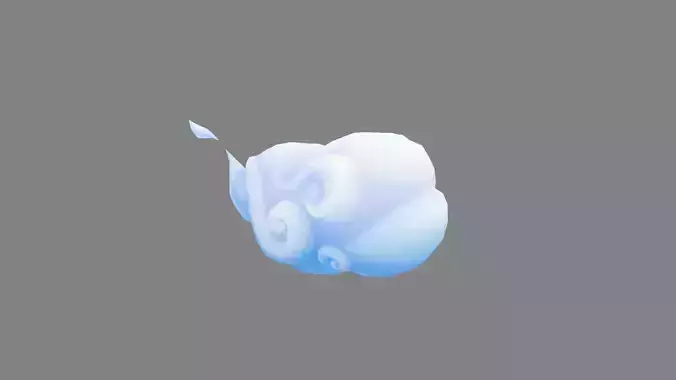 Cartoon Cloud Mount - A