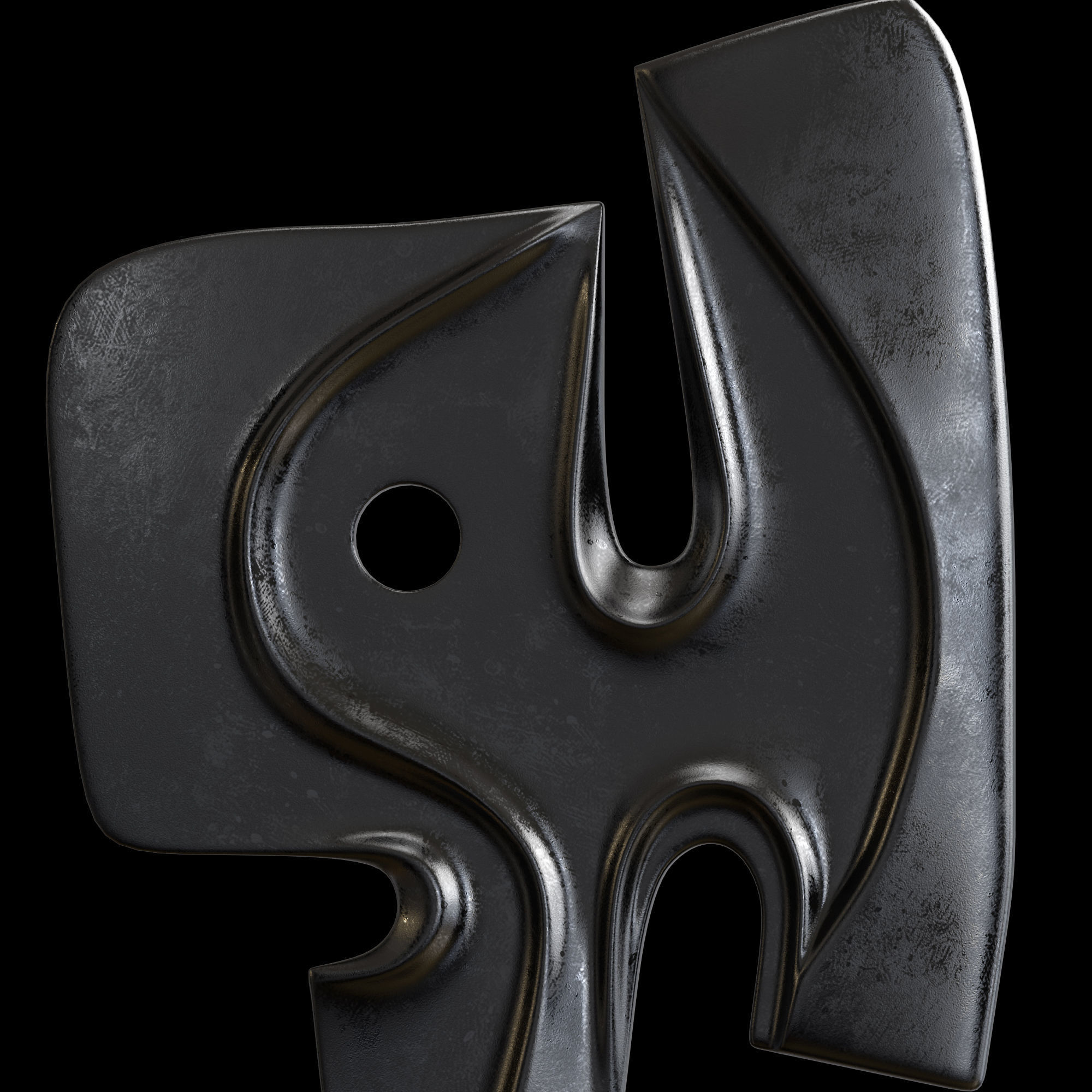 ARTERIORS Maeve Sculpture Low-poly 3D model_5