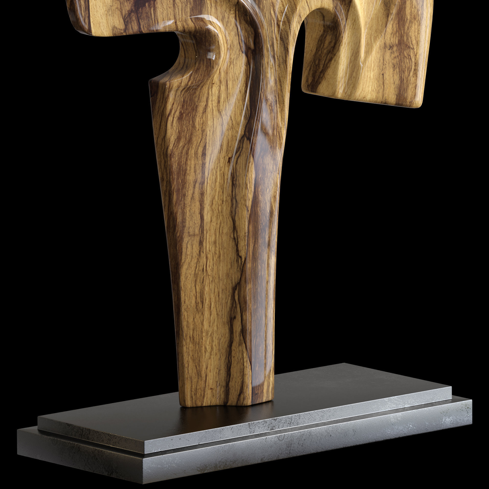 ARTERIORS Maeve Sculpture Low-poly 3D model_7