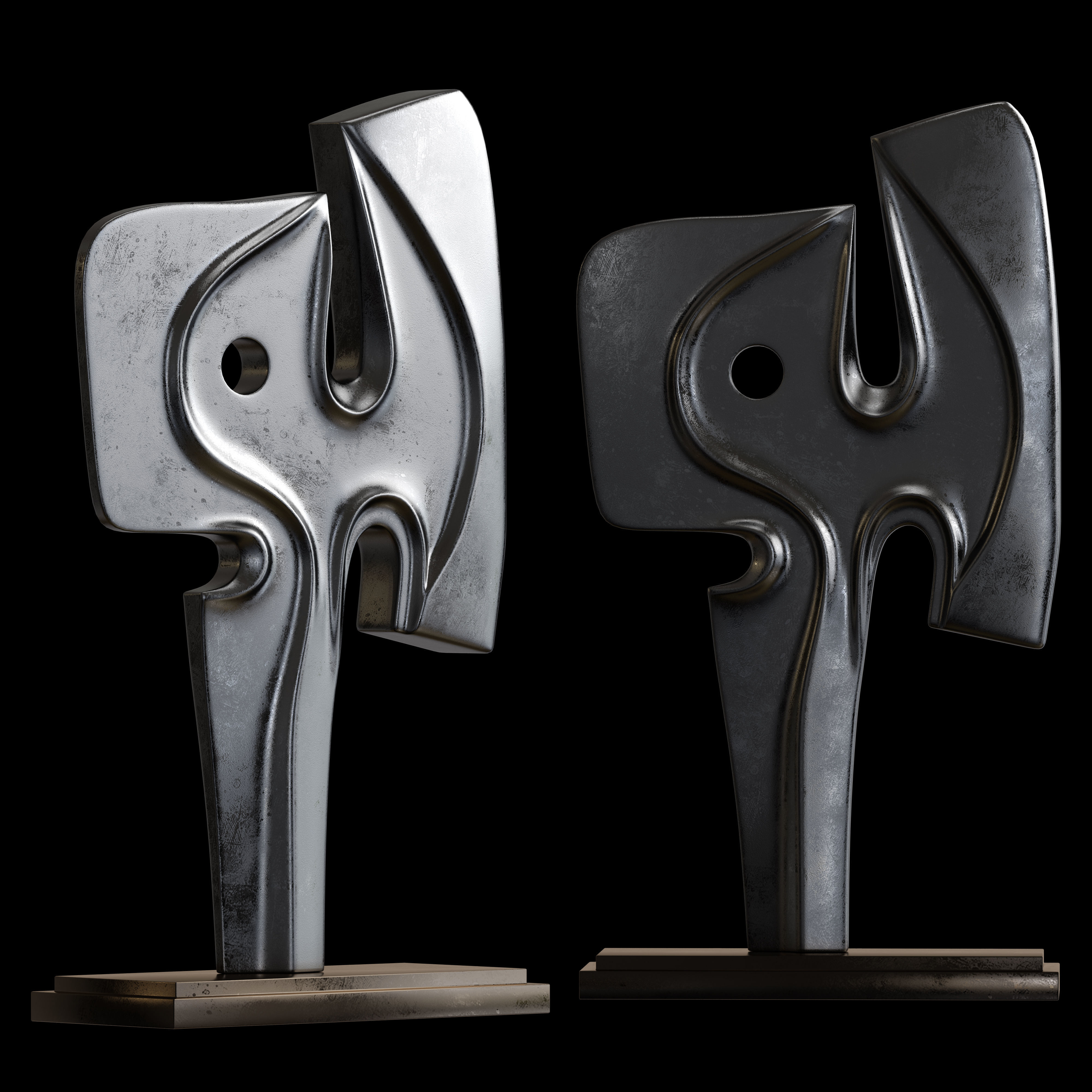 ARTERIORS Maeve Sculpture Low-poly 3D model_2