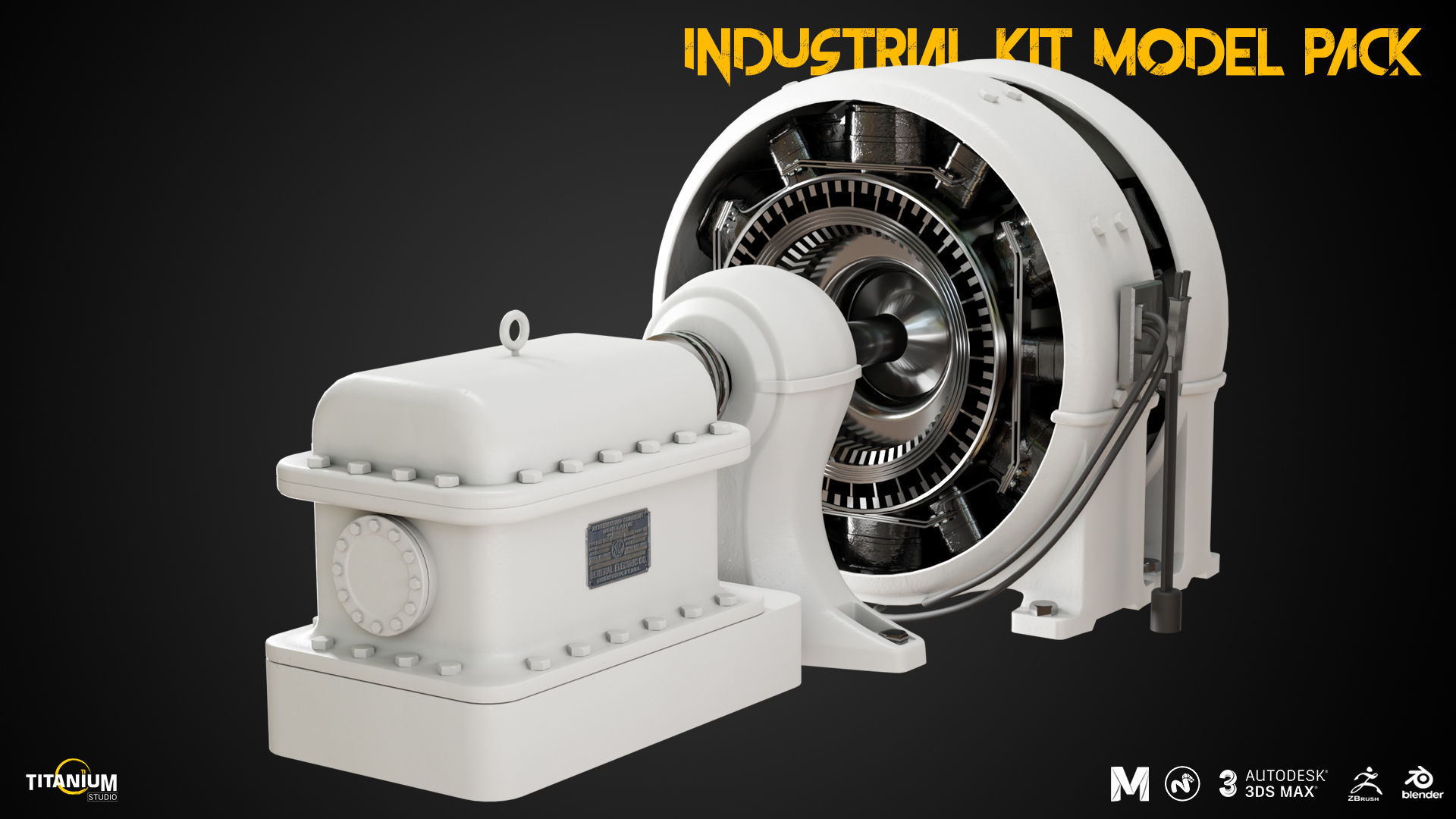 Industry Interior Kit 3D Model Pack Low-poly 3D model_2