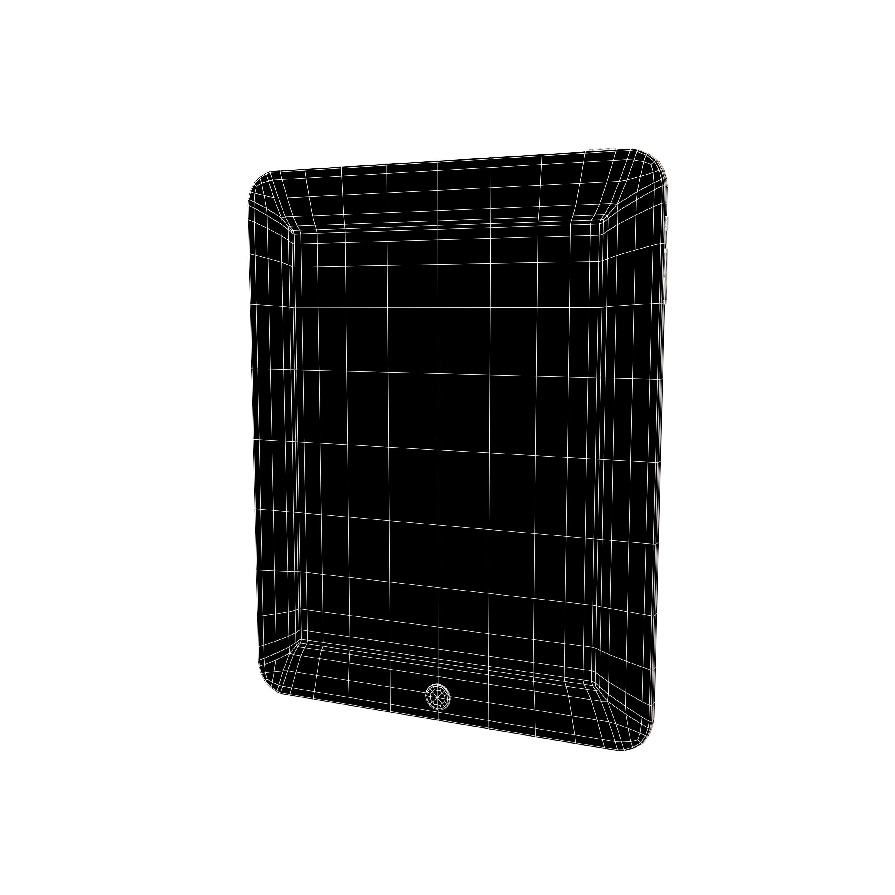 Cartoon iPad V1 001 Low-poly 3D model_7