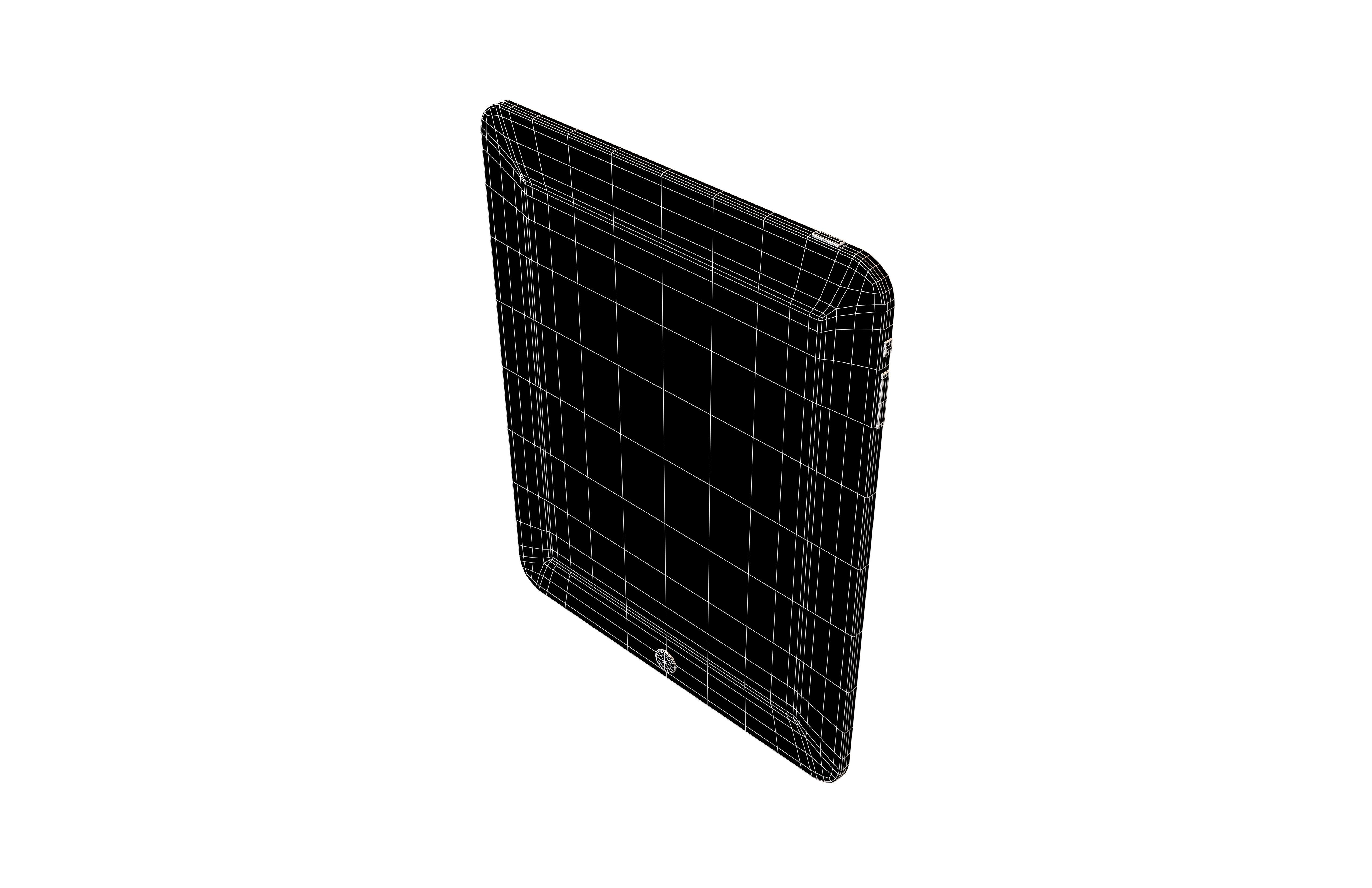 Cartoon iPad V1 001 Low-poly 3D model_5