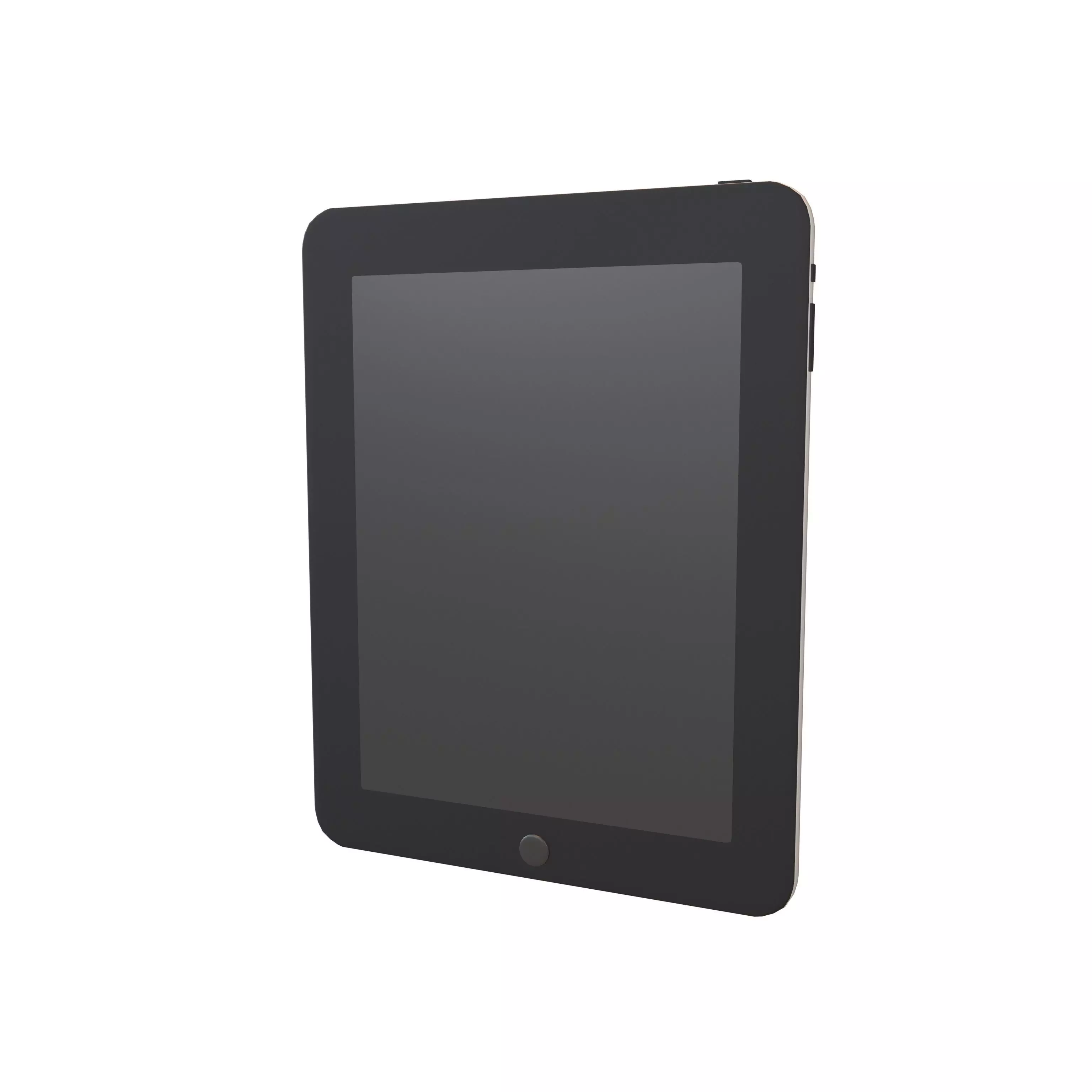 Cartoon iPad V1 001 Low-poly 3D model_0