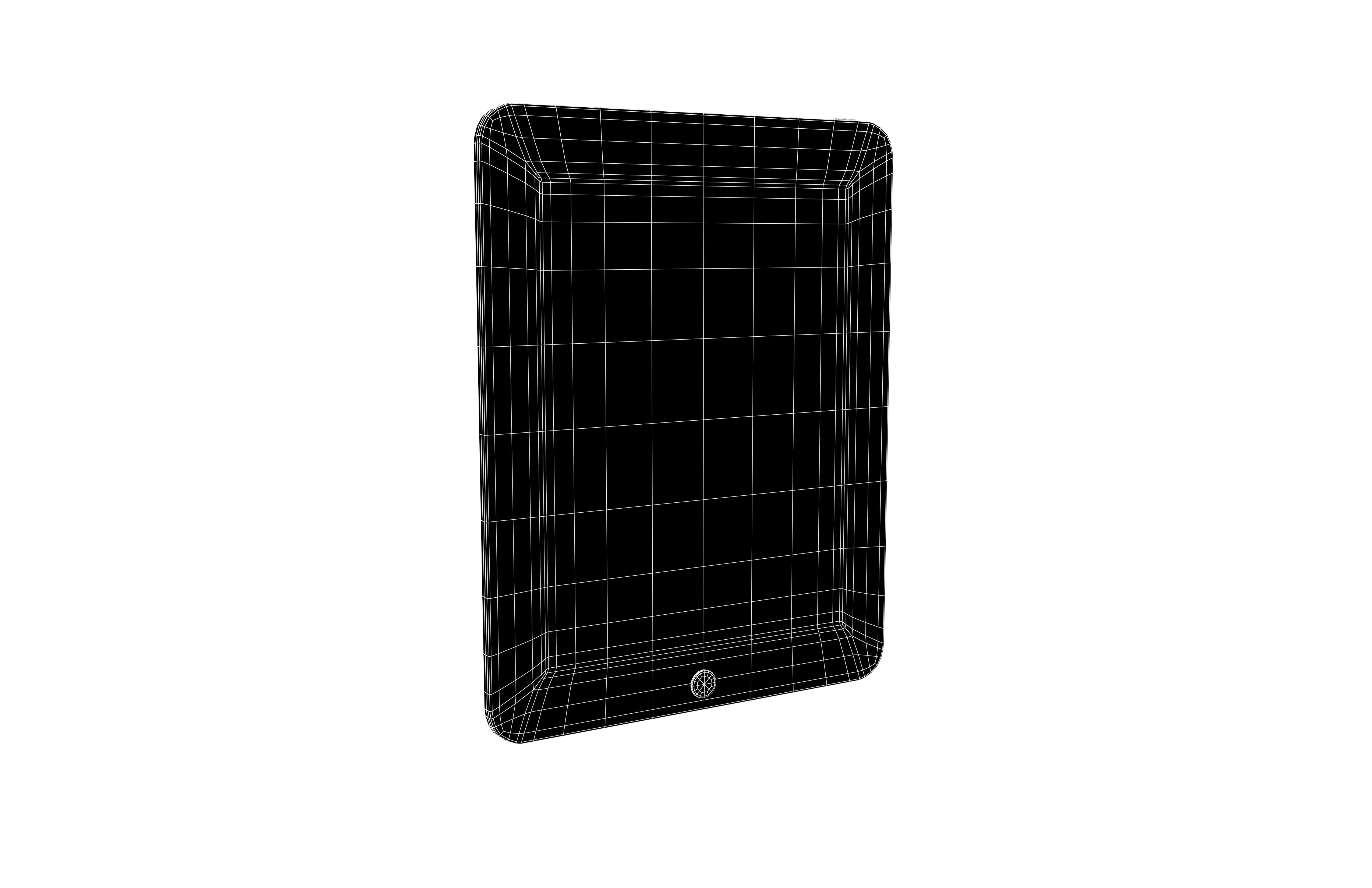 Cartoon iPad V1 001 Low-poly 3D model_4