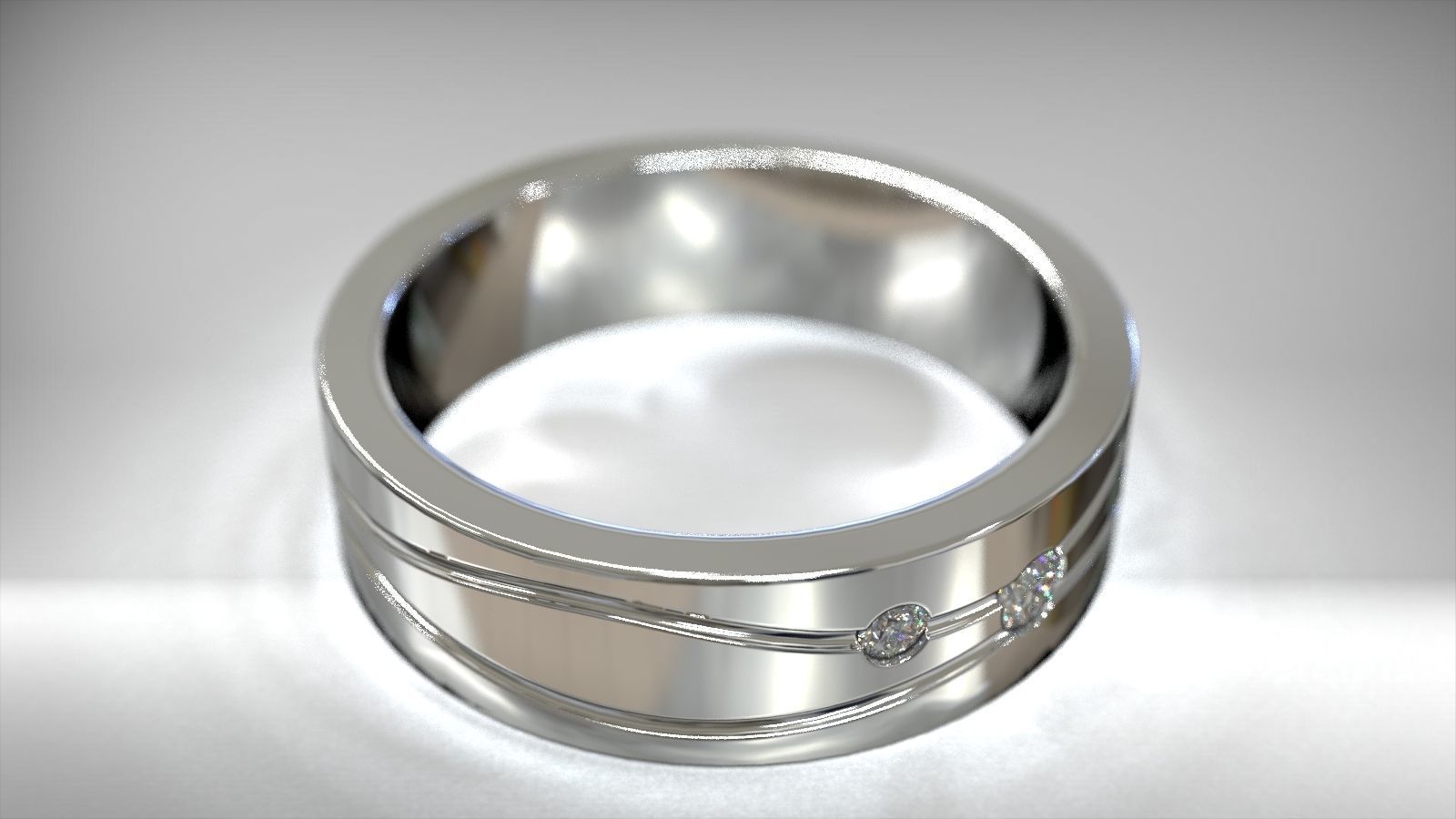 ring obr 507 3D print model_1