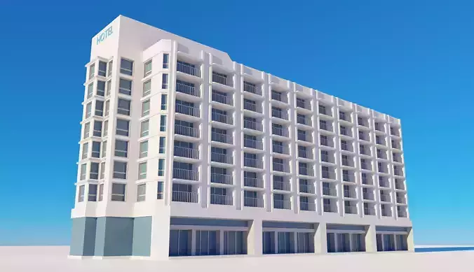 Hotel 3d model 