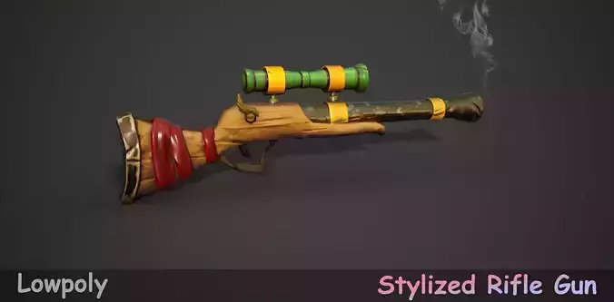 Stylized Rifle Gun