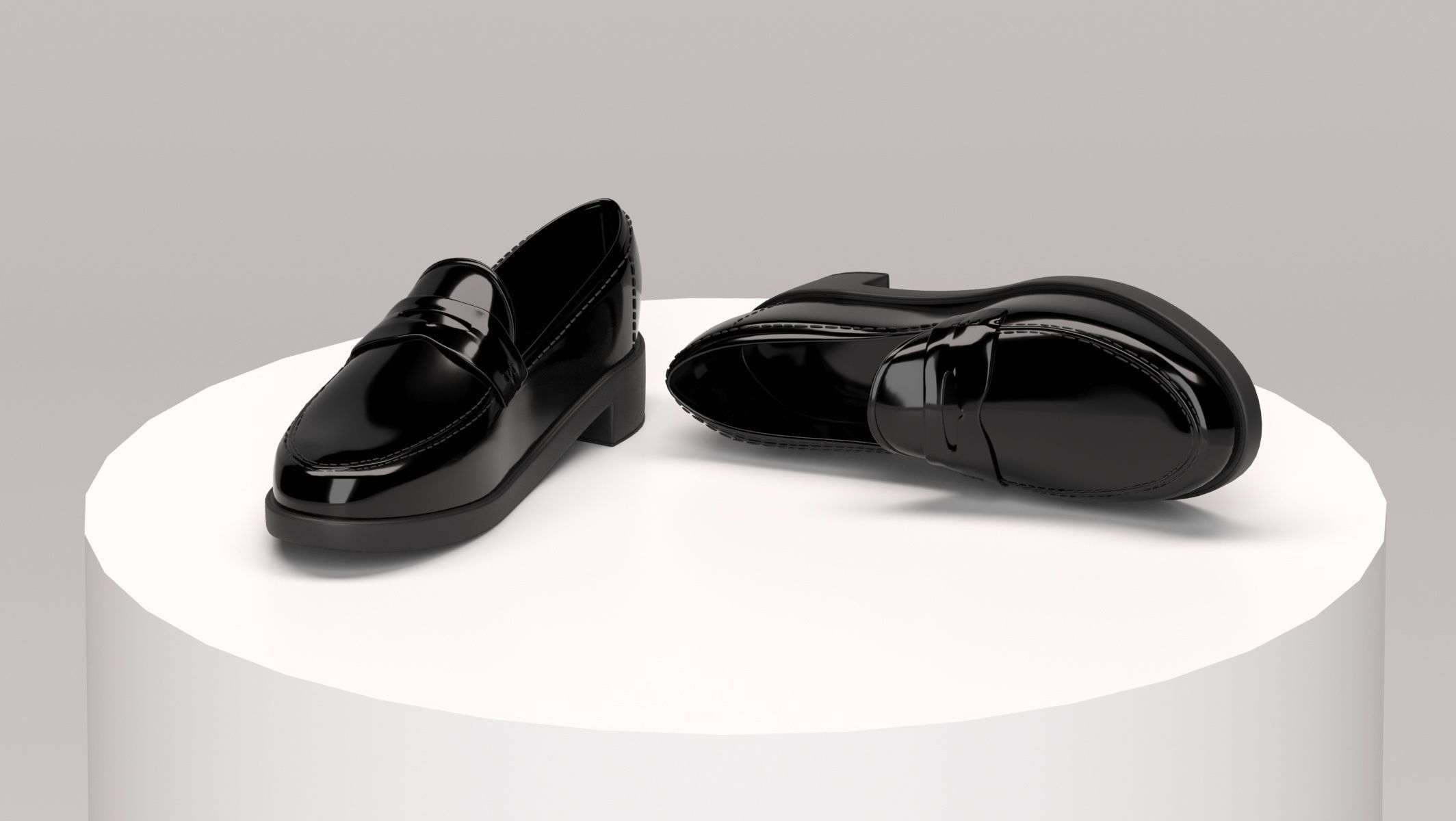 10 different shoes model and 3 types of boots 3D print model_23