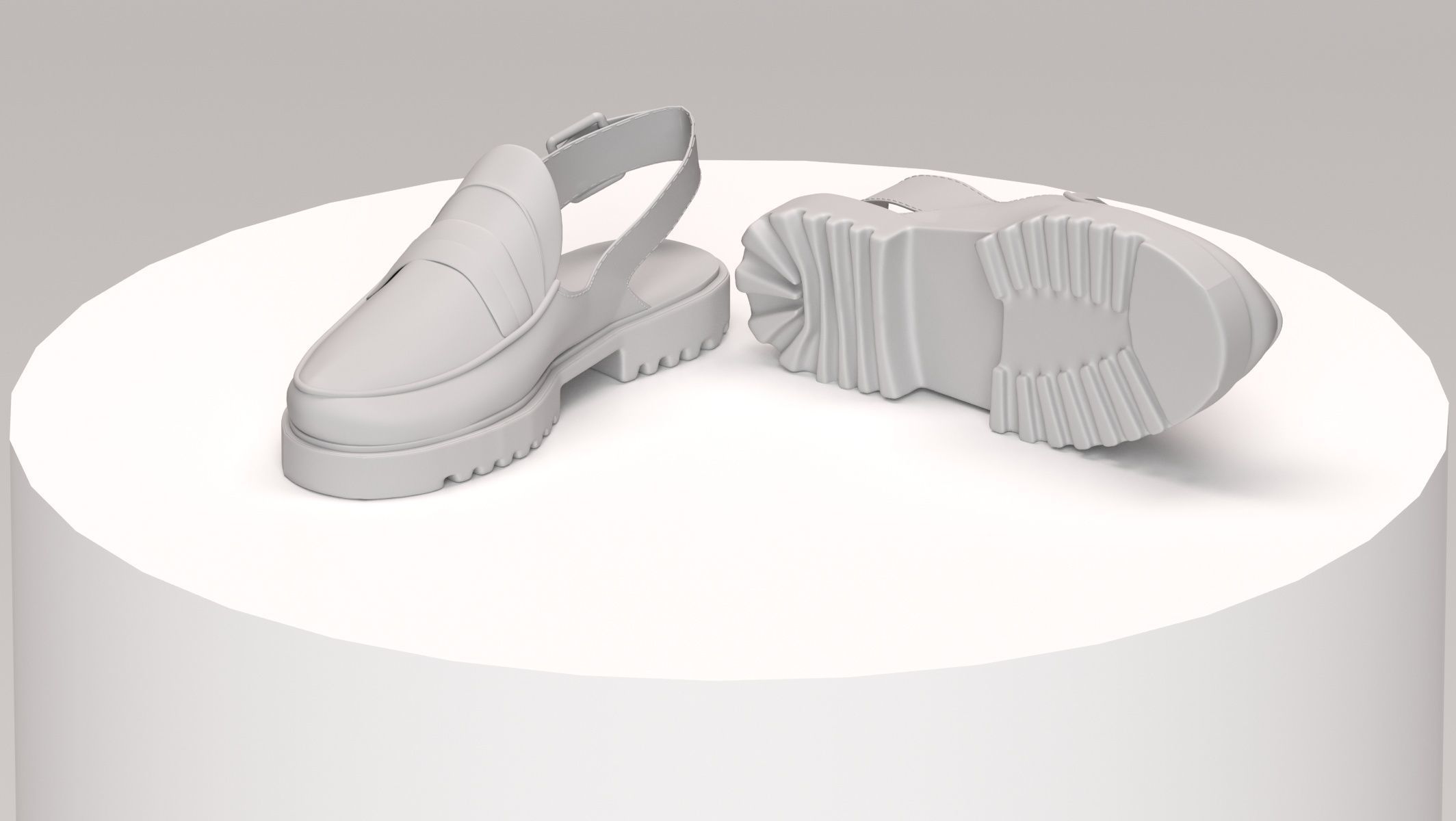 10 different shoes model and 3 types of boots 3D print model_26