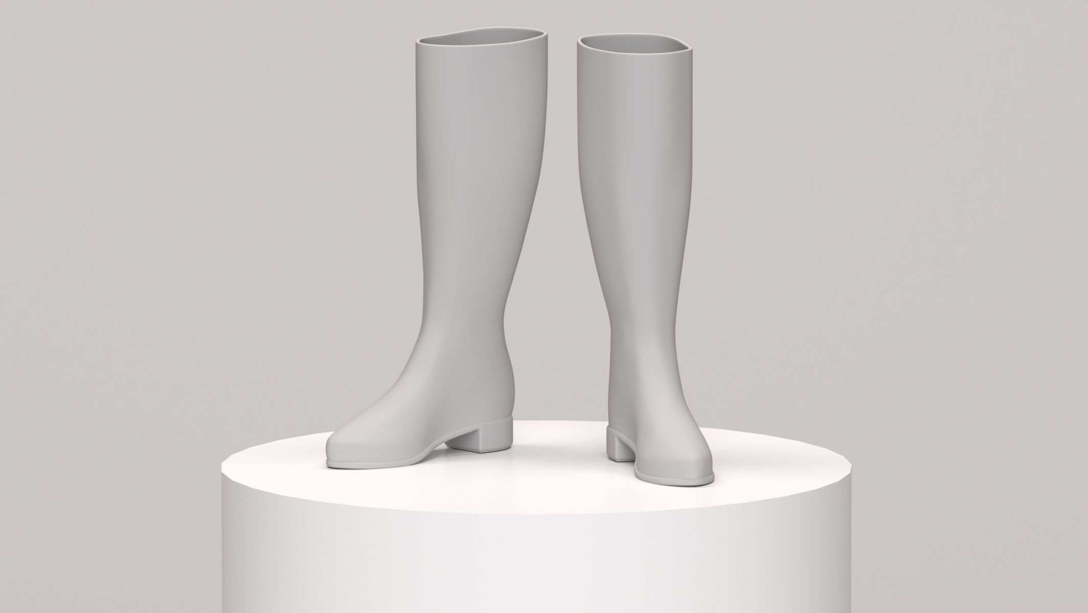 10 different shoes model and 3 types of boots 3D print model_8