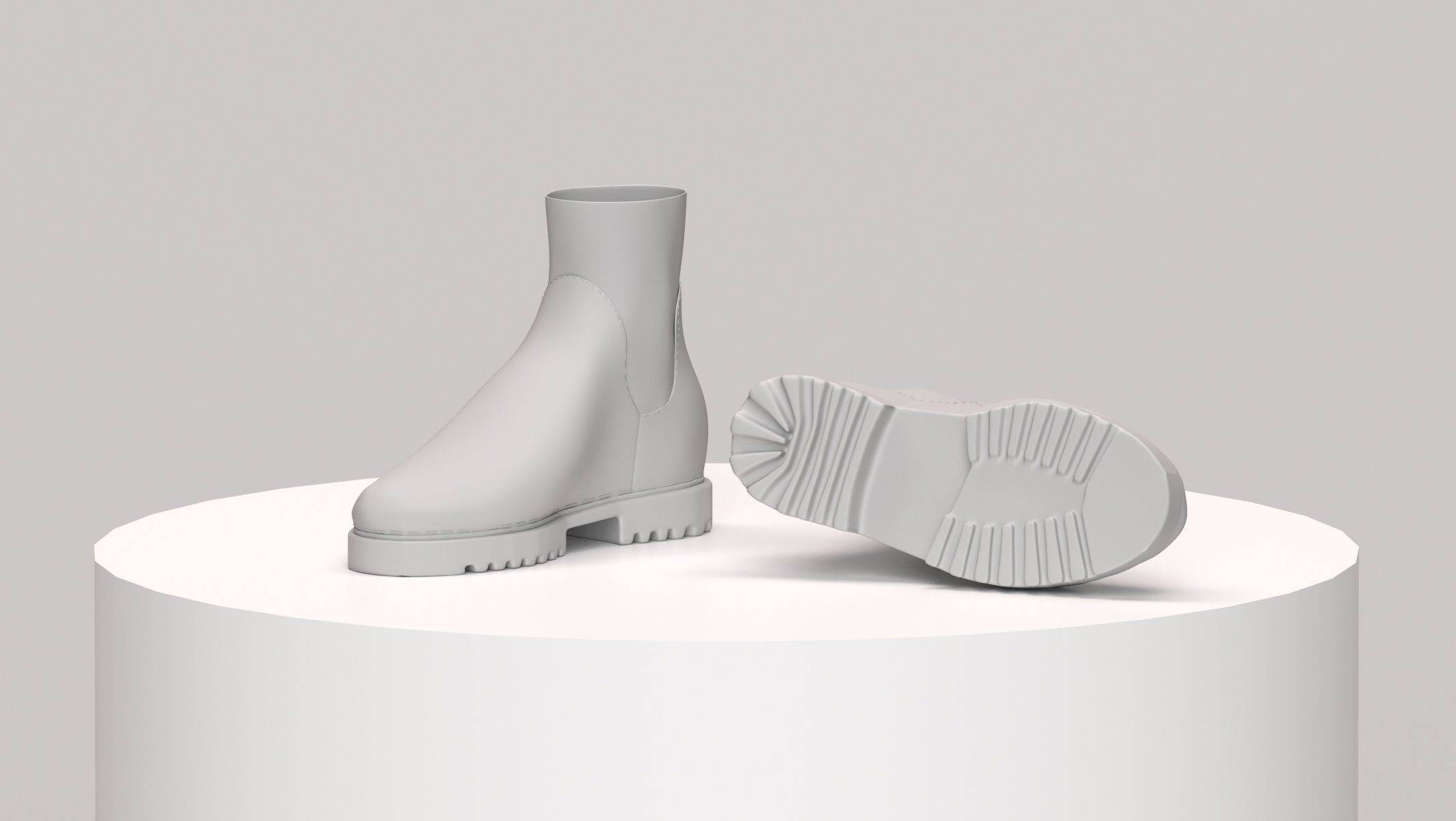 10 different shoes model and 3 types of boots 3D print model_6
