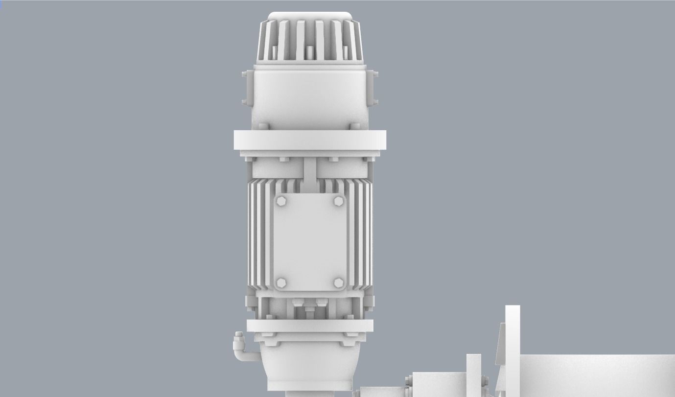 PM Hydraulic Drive Winch  3D print model_15