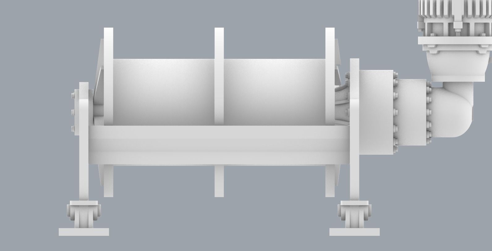 PM Hydraulic Drive Winch  3D print model_17