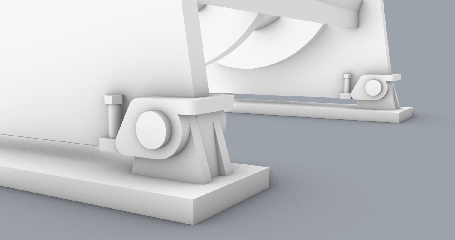 PM Hydraulic Drive Winch  3D print model_5