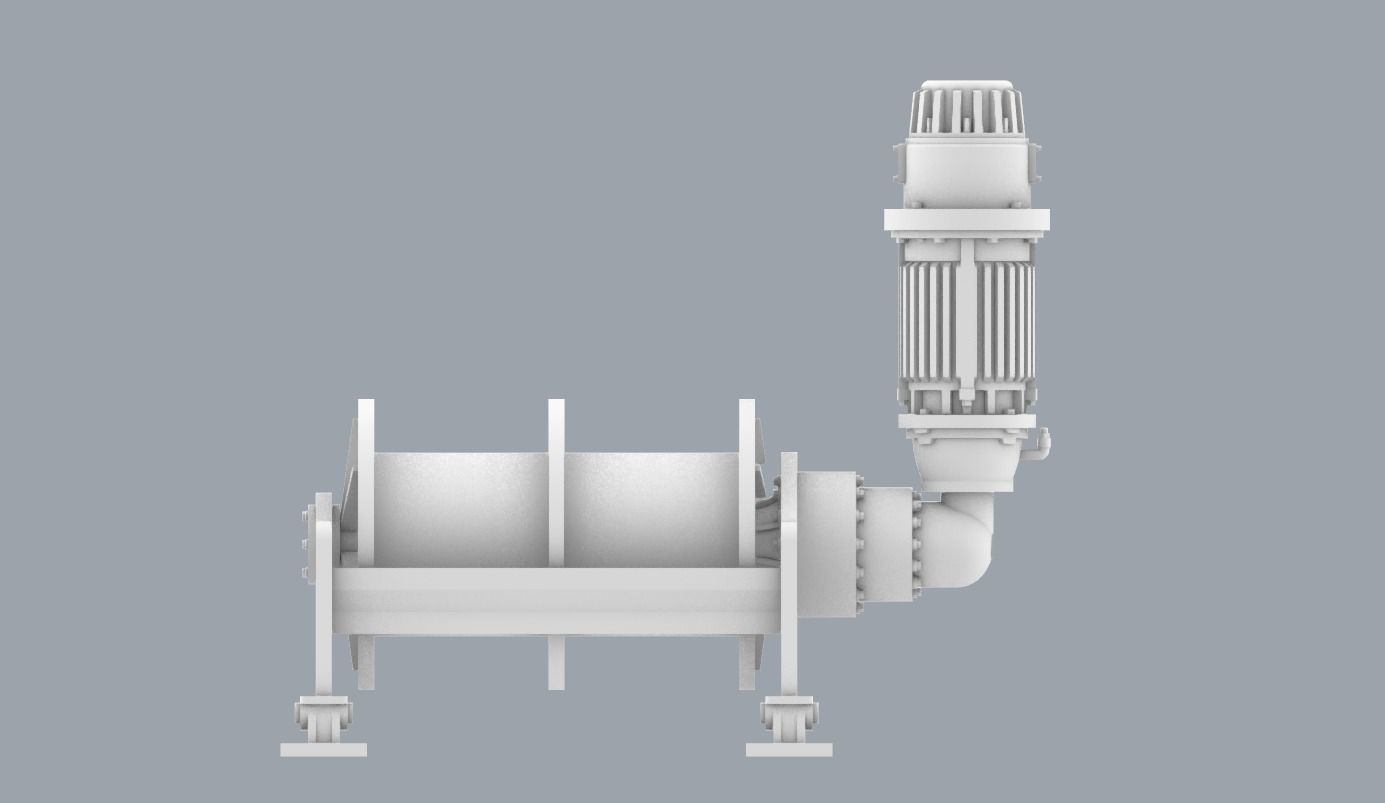 PM Hydraulic Drive Winch  3D print model_16