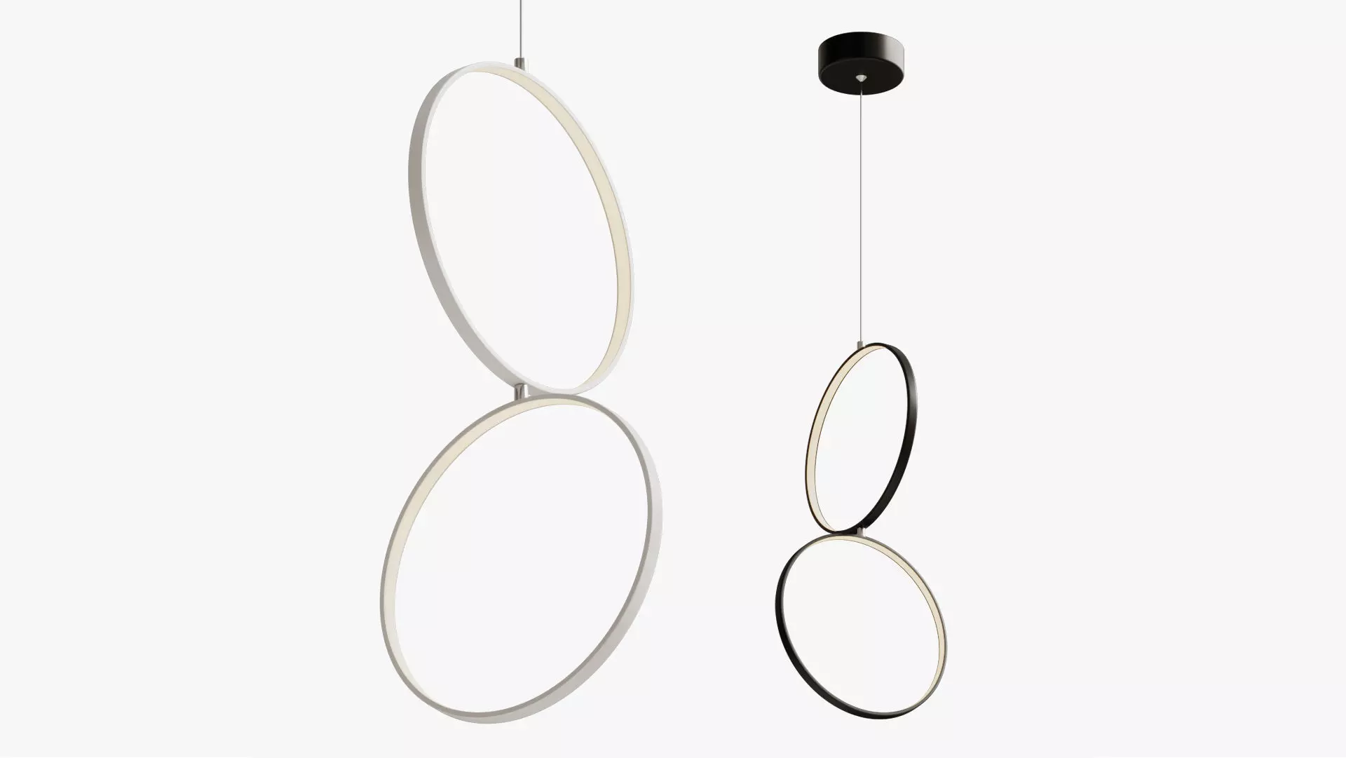 Trio Rondo pendant lamp 3D model