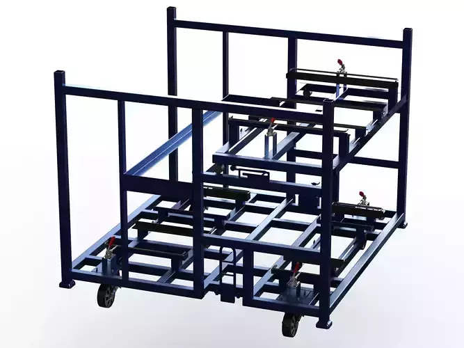 Stacking Rack Trolley of Car Seat