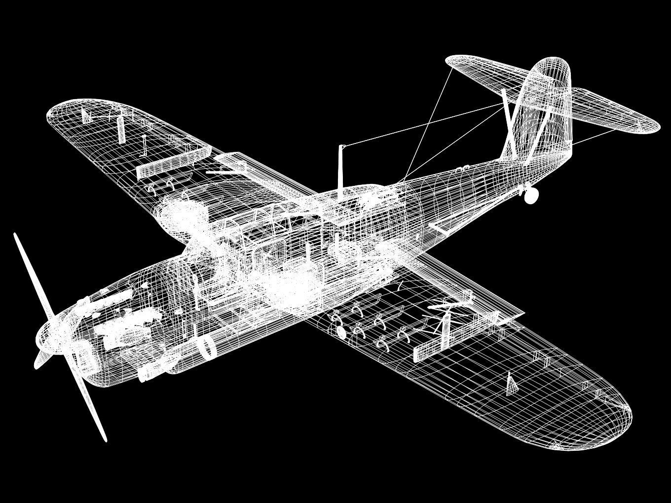 Fairey Barracuda Mk2 3D model_16