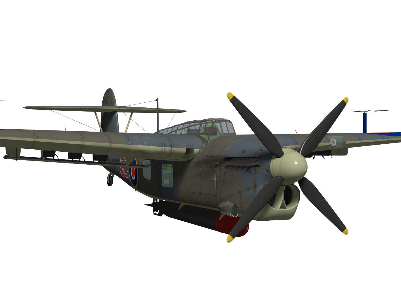 Fairey Barracuda Mk2 3D model_3