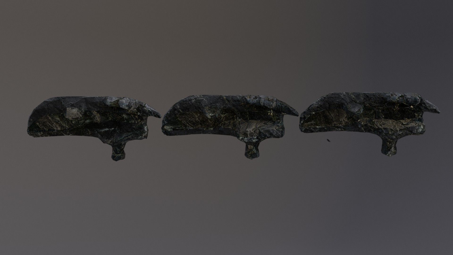 Low Poly Cliff Rock Set For Games  Low-poly 3D model_21