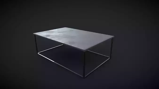 Concrete Coffee Table - VR Ready