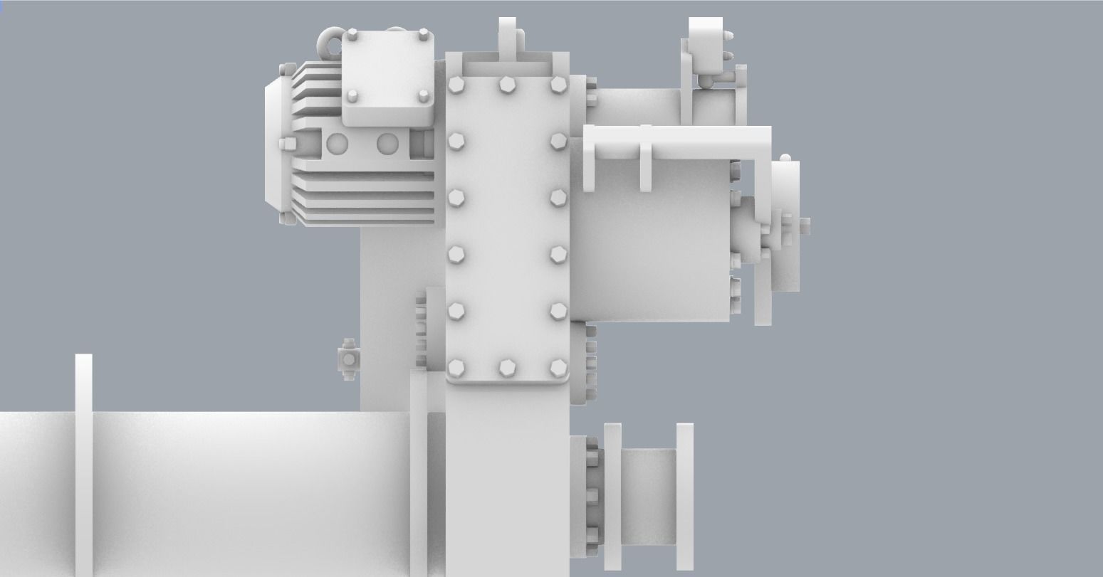 PM Hydraulic Winch 3D print model_18
