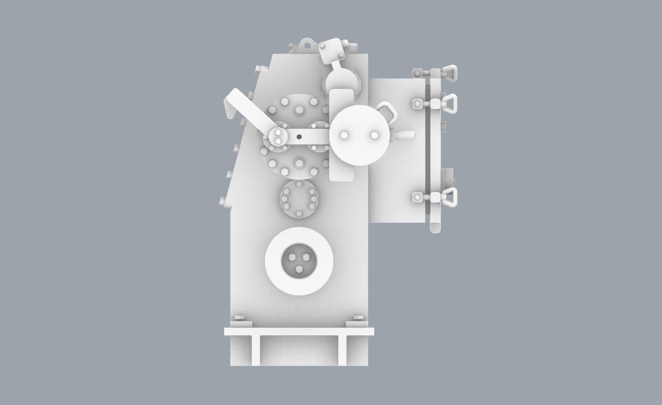PM Hydraulic Winch 3D print model_24