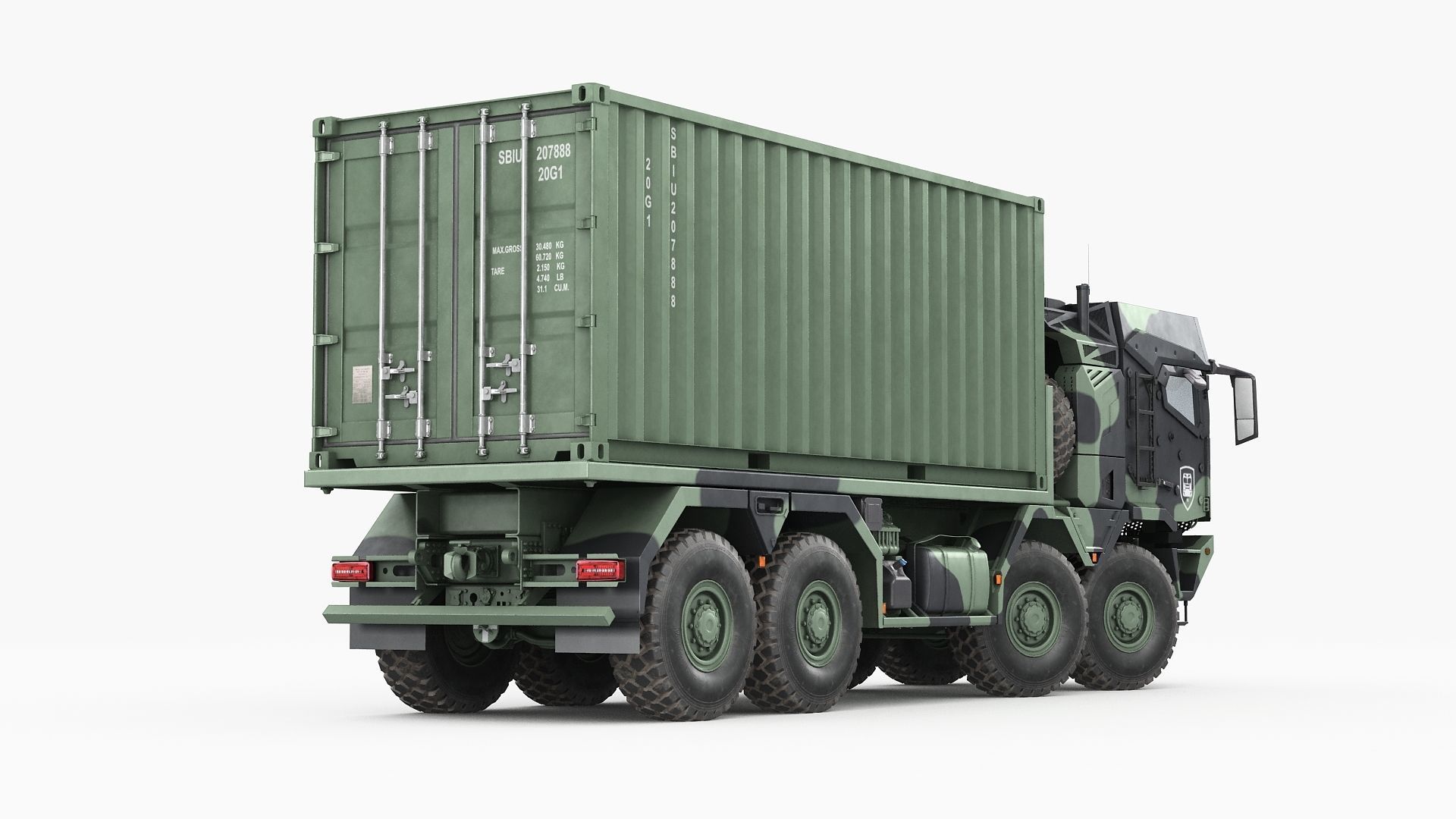RMMV HX3 Container Truck 3D model_18
