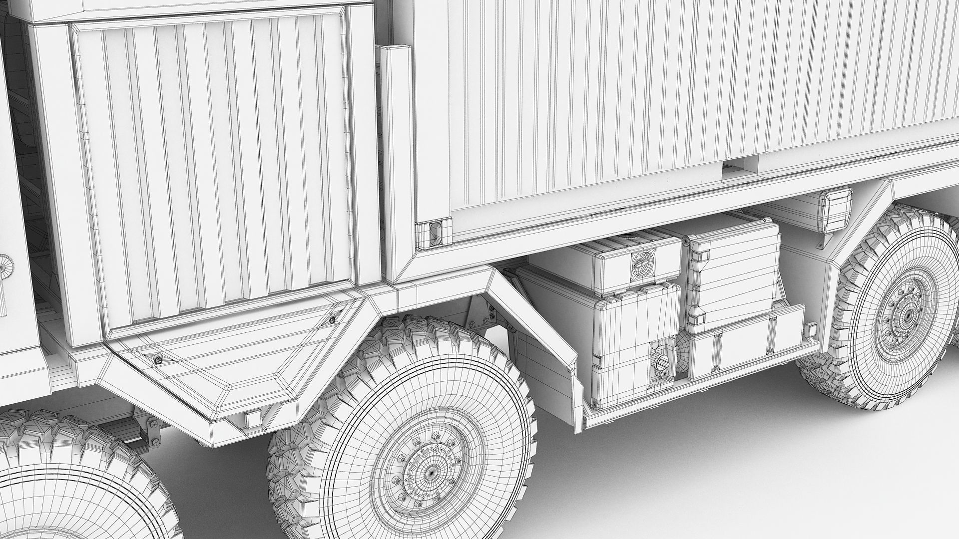 RMMV HX3 Container Truck 3D model_26