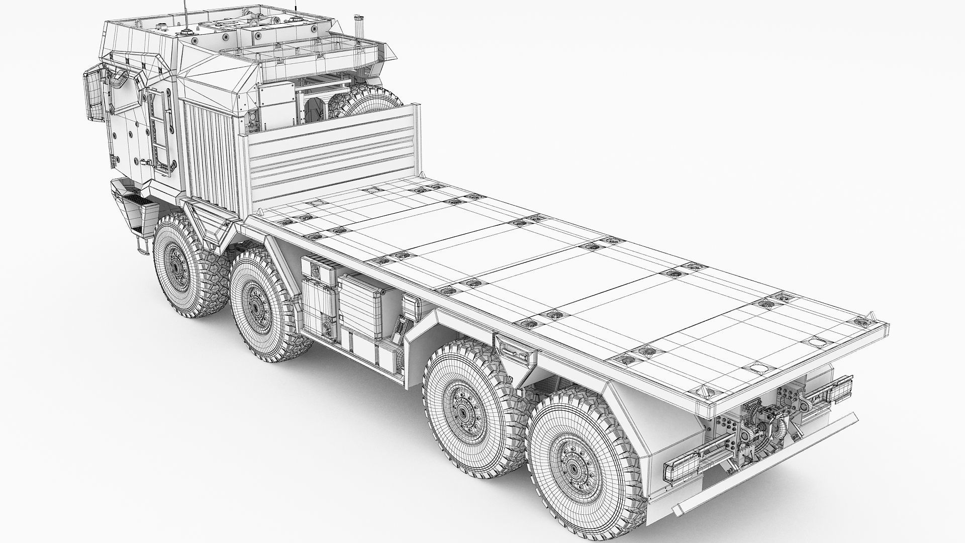 RMMV HX3 Container Truck 3D model_23